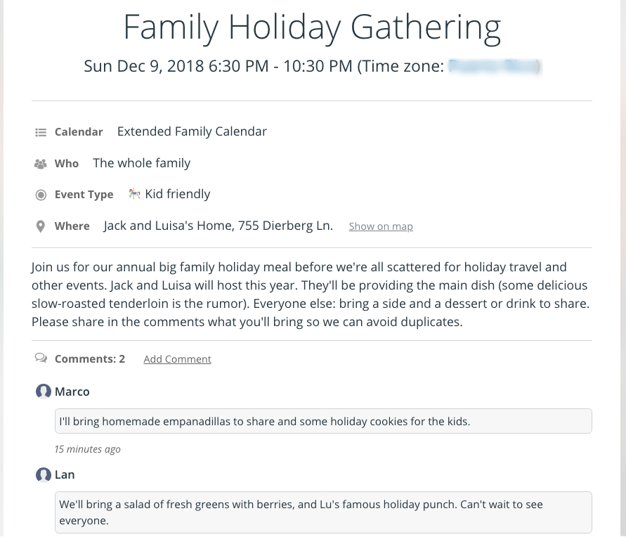 Holiday planning is easier with Teamup Calendar