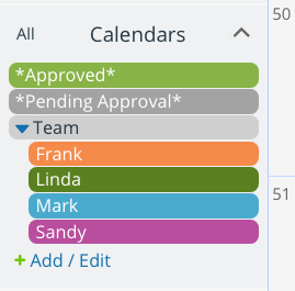 Manage vacation and PTO requests with a Teamup Calendar