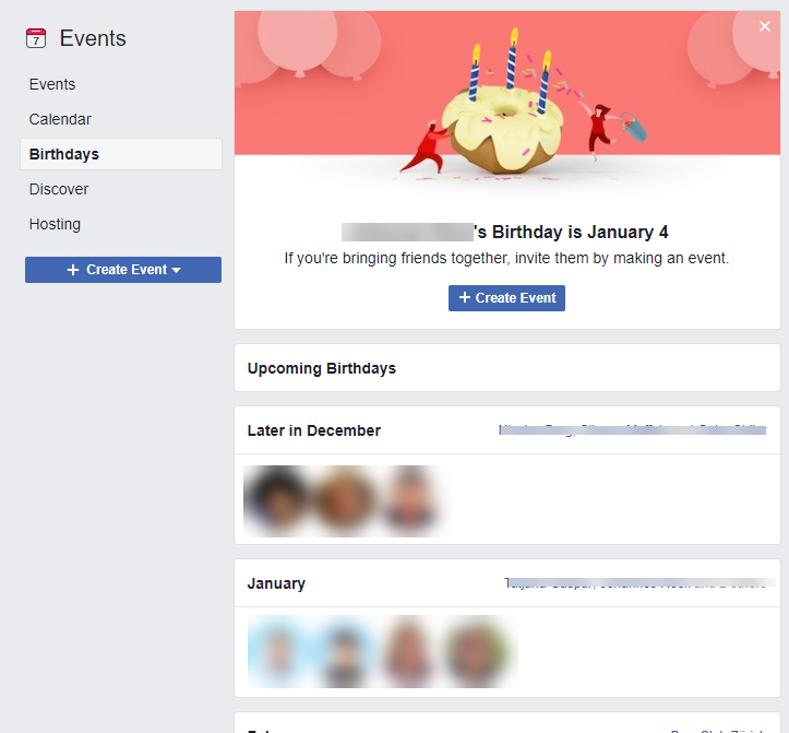 How to Get a Better View of Facebook Friends' Birthdays | Teamup Blog