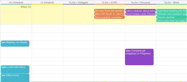 Manage tasks and unscheduled jobs with your Teamup Calendar