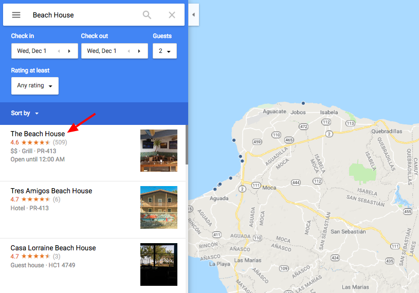 Add map location details to any event automatically with Teamup