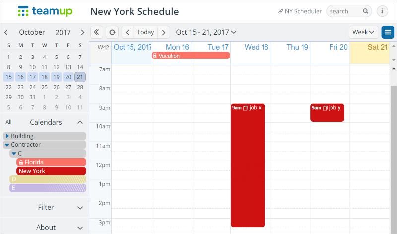 contractors viewed by manager in NY