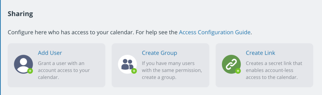 Secure account-based calendar access with Teamup.