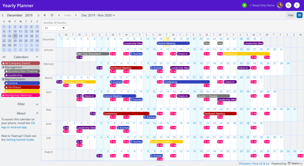 Choose the Best View Calendar Timeline, Schedule View, Month