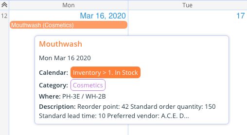 Customize the event fields on a Teamup calendar as an Excel alternative. 