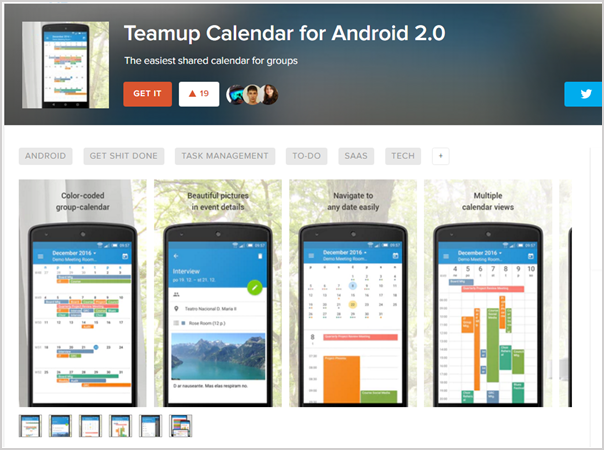 featured teamup for android 2.0