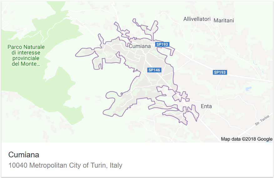 Public Shows and Events of the Municipality of Cumiana, Italy
