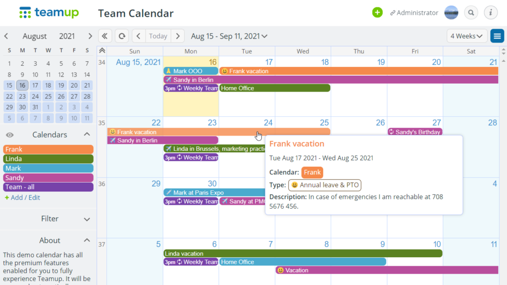 How Office Staff Streamline and Manage Information with Teamup Teamup