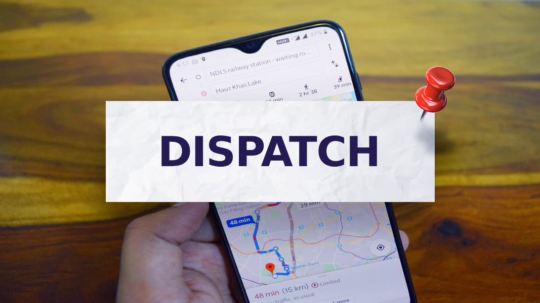 How dispatch can get mapped location to field crew on mobile