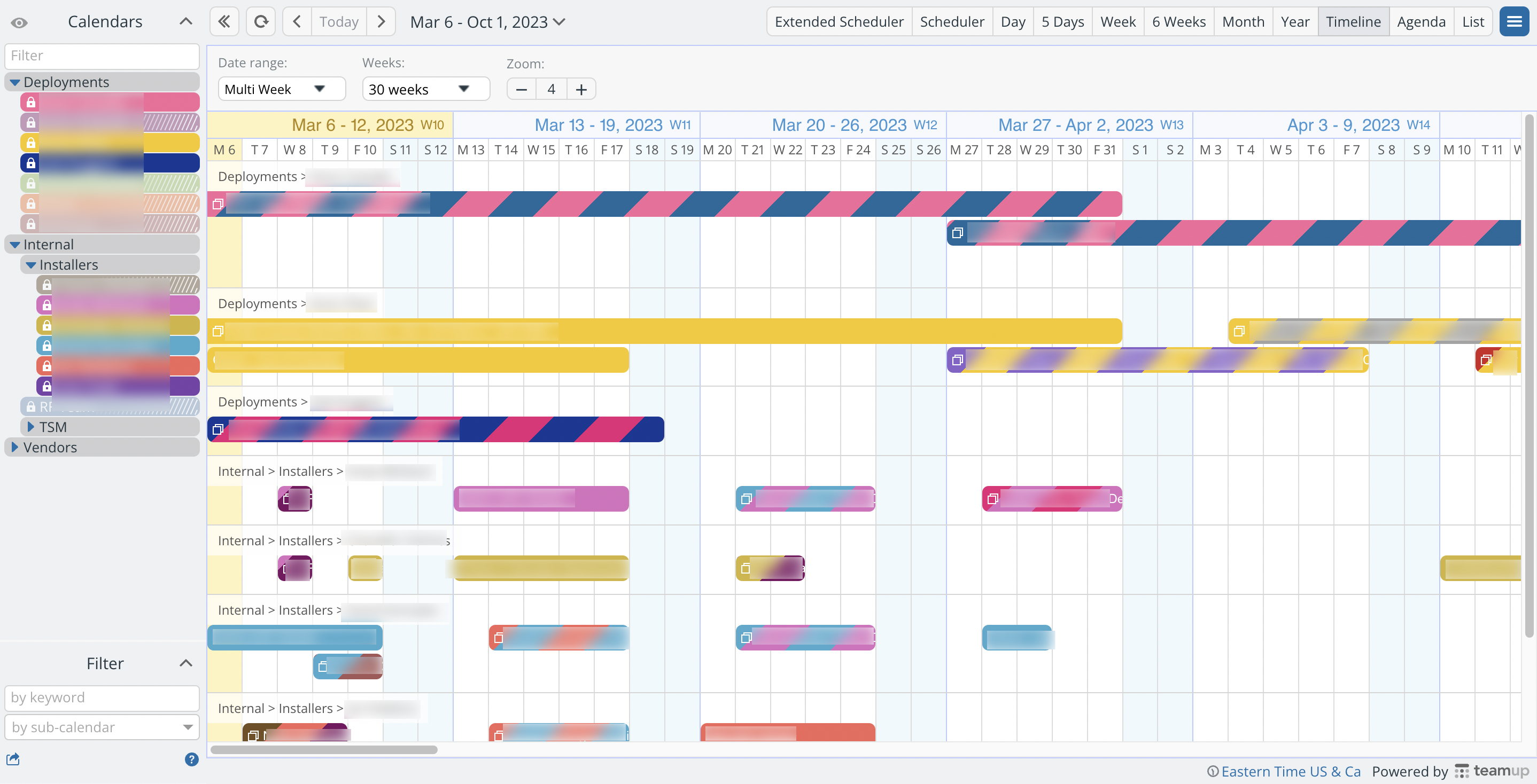 Managing Deployments and Vendors with Teamup | Teamup Blog